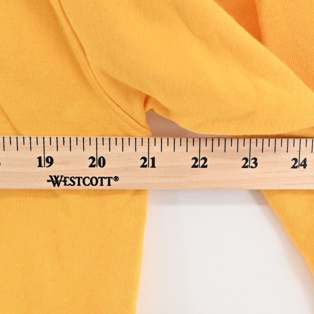 Vtg SPORUTINO Jacket Mens Size M Golf Logo Stripe Zip Yellow Embroidered 70s - Picture 14 of 15